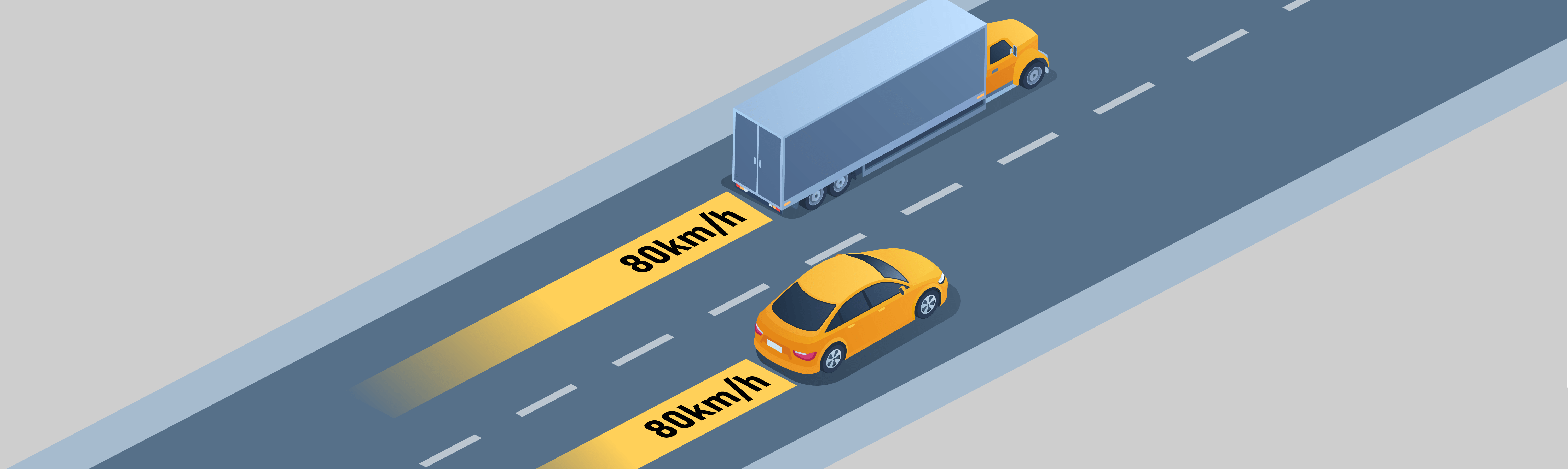 Sharing the road - The stopping distance of large commercial vehicles is: